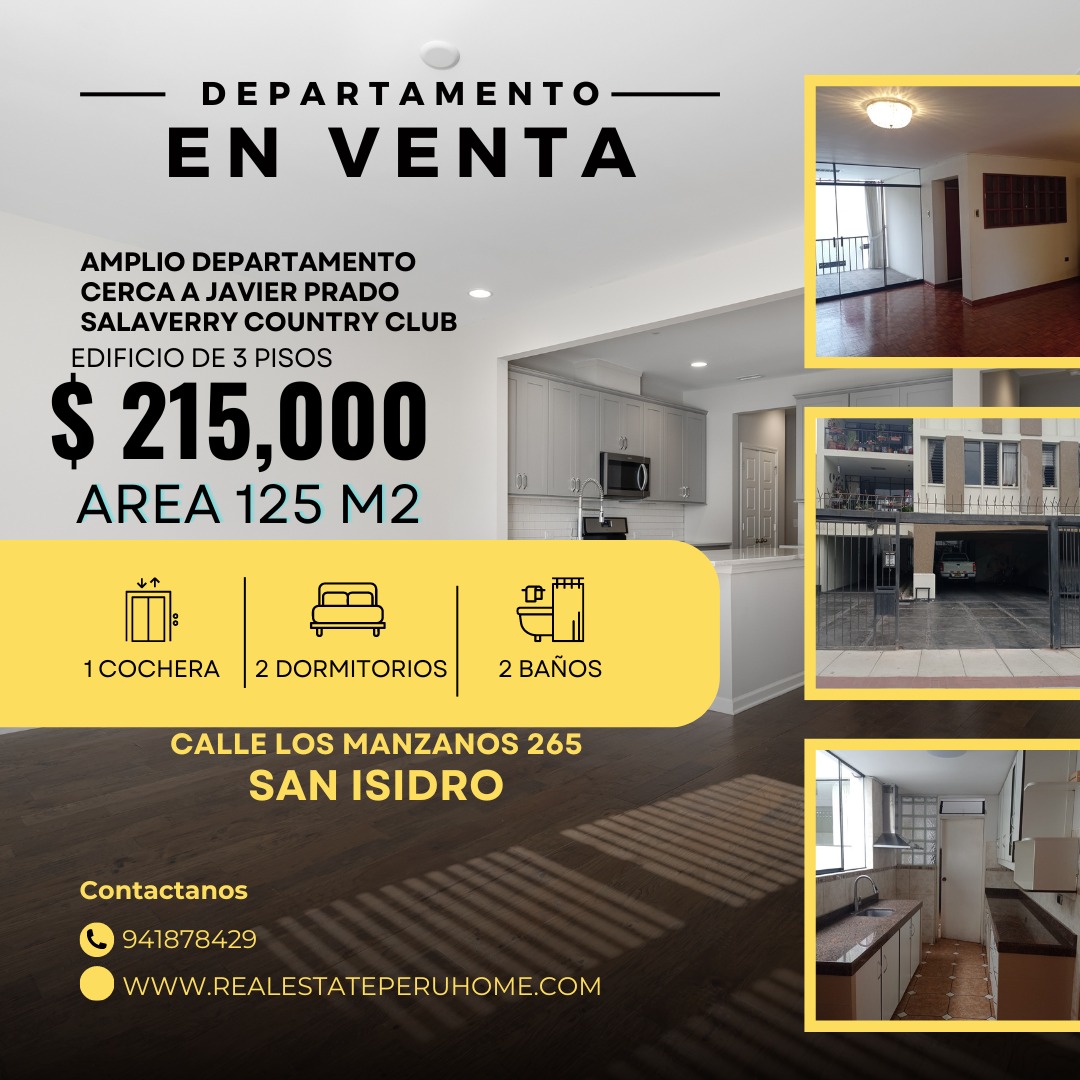 DEPARTAMENTO EN VENTA