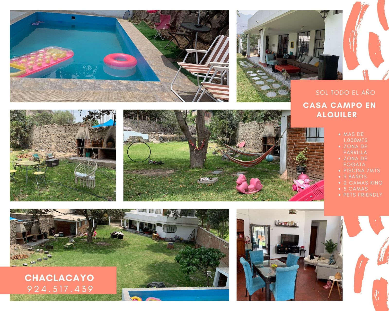 ¡Increíble casa de campo en Urb. California, Chaclacayo! 🌳🏡☀️